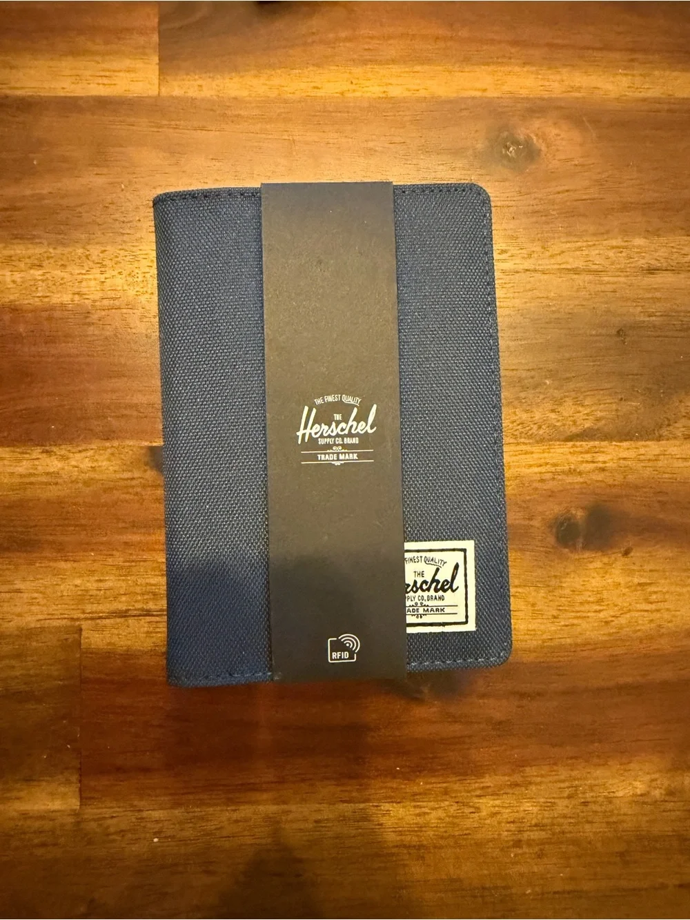 Herschel Supply Company Navy RFID Travel Passport Wallet